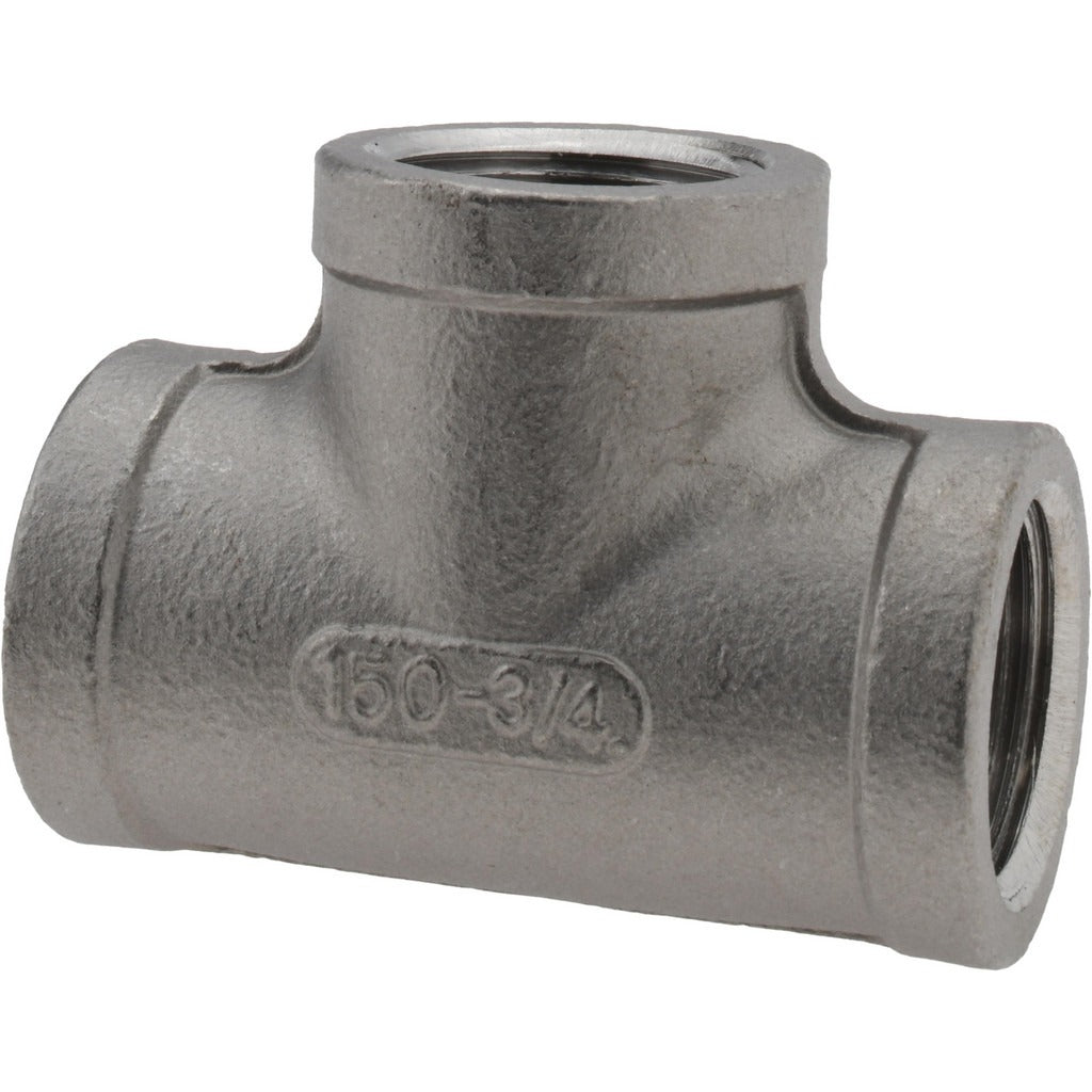 VALUE COLLECTION Value Collection 4TB3/4 Pipe Tee 3/4 in 304 Ss Threaded Fnpt