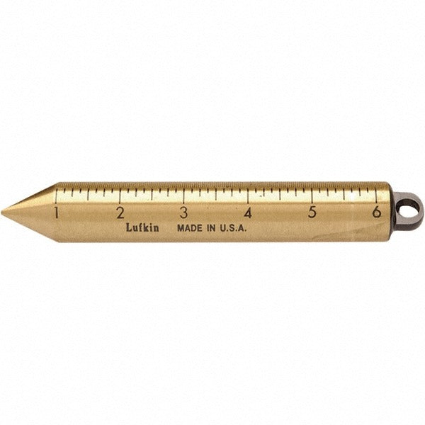 LUFKIN Lufkin 590GMEN Brass Plumb Bob 20 Oz 6 Inch