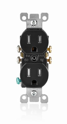 LEVITON Leviton R55-T5320-00E Tamper Resistant Outlet 15A 125V