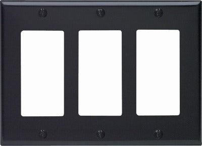 LEVITON Leviton Mfg Co 004-80411-00E 3-gang Gfi Wall Plate 10-pack