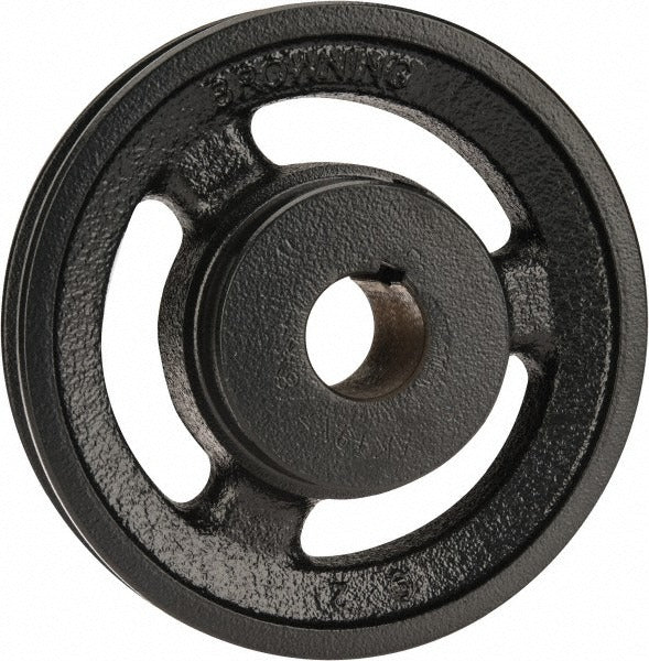 BROWNING Browning 1026616 Single Groove Sheave 0.875 in Bore Cast Iron