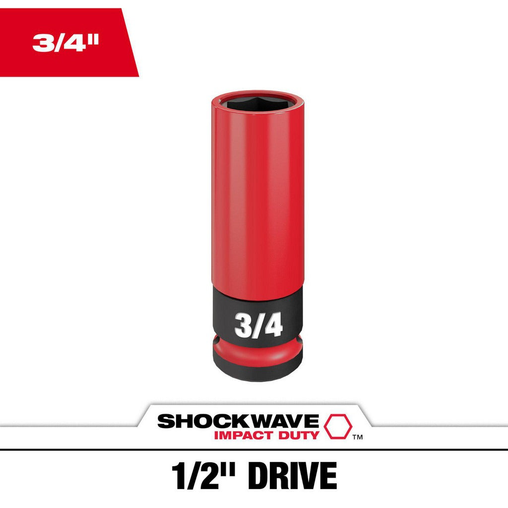 MILWAUKEE Milwaukee Tool 49-66-7810 Deep Lug Nut Wheel Socket