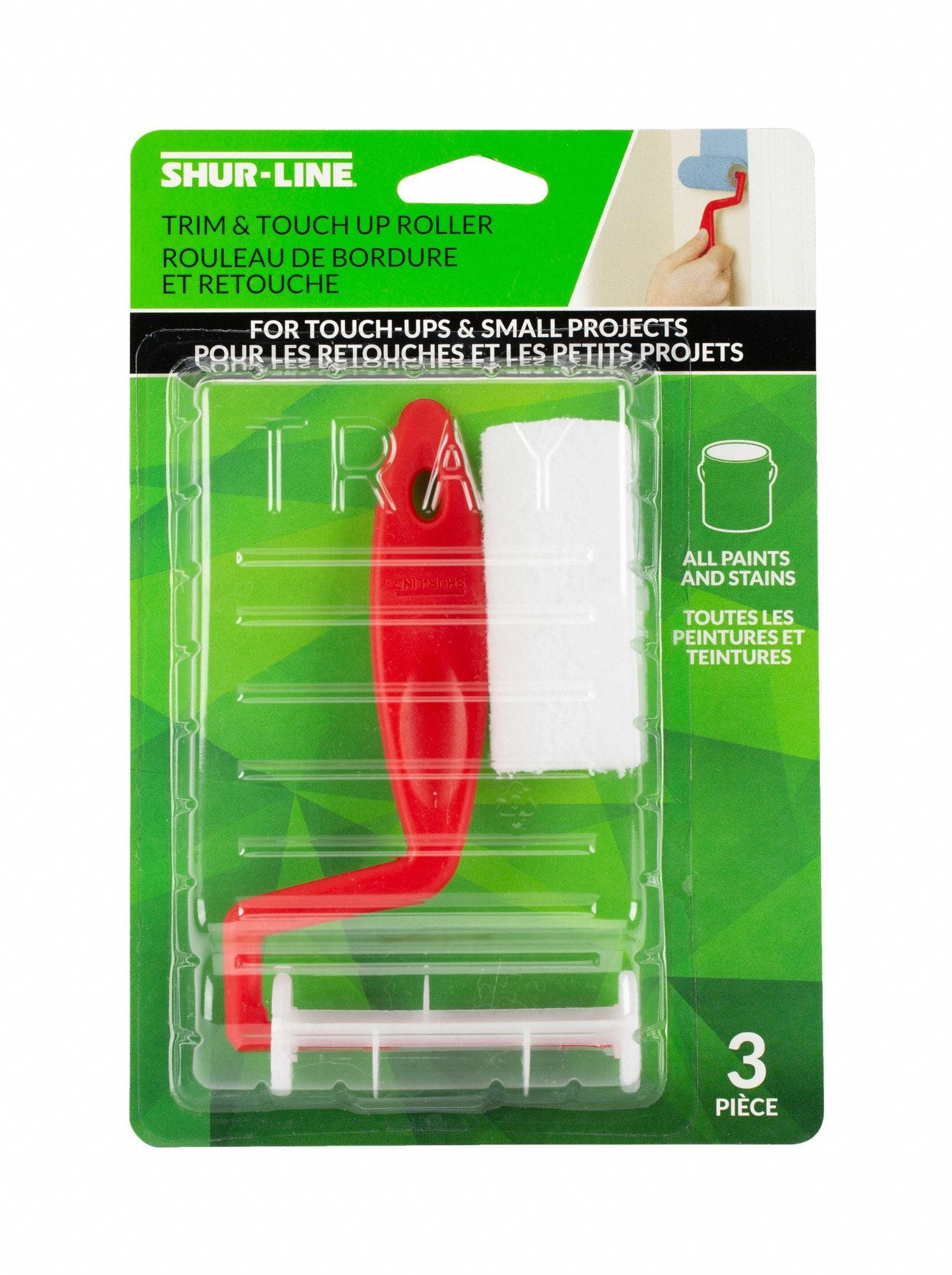 SHUR-LINE Shur-Line 2007127 Paint Roller Kit 3 Pieces 3 in (52GZ10)