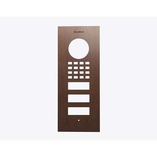 DOORBIRD Doorbird 423873834 Faceplate D1102V Flush Mount Architectural Bronze