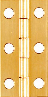 NATIONAL HARDWARE National Mfg N211-235 Solid Brass Narrow Hinge 2x1 in 2 Pack