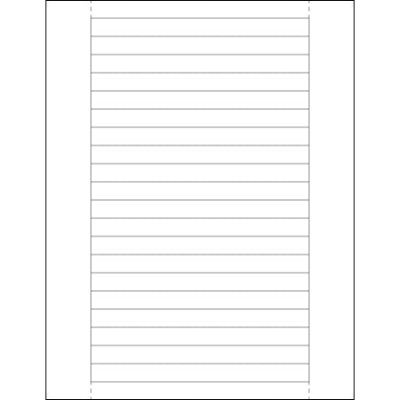BSC PREFERRED Bsc Preferred LH240 Insert Cards for Label Holders 1000pk
