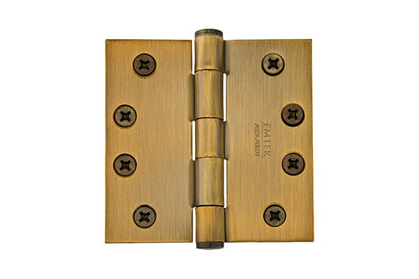EMTEK Emtek 96114US7 Solid Brass Door Hinge Pair French Antique