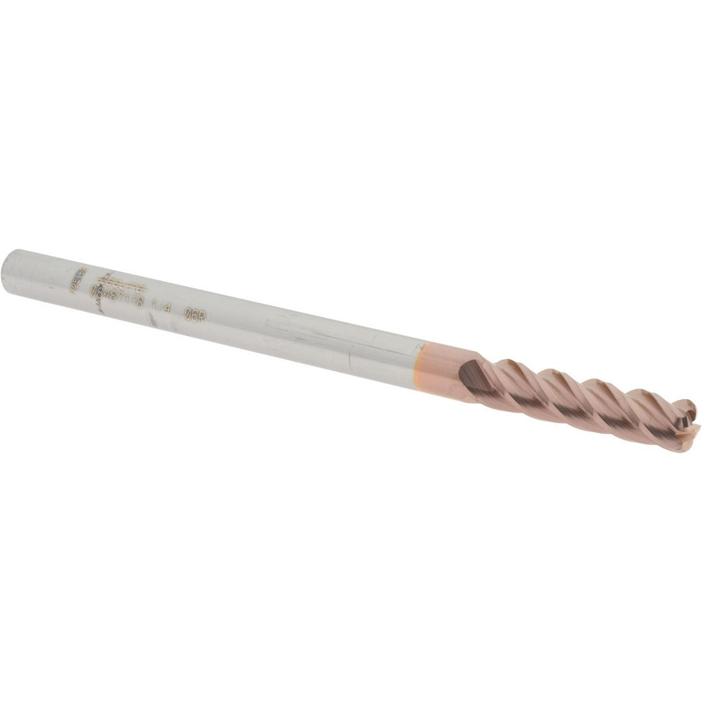 ACCUPRO Accupro 12183485 Corner Radius End Mill 1/4 in 4 Flute