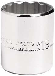 PROTO Proto J5226M 26mm 12-point 3/8 Drive Hand Socket