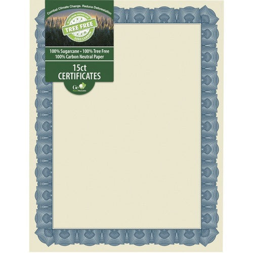 GEOGRAPHICS Geographics GEO49014 Tree Free Certificate Pack of 15