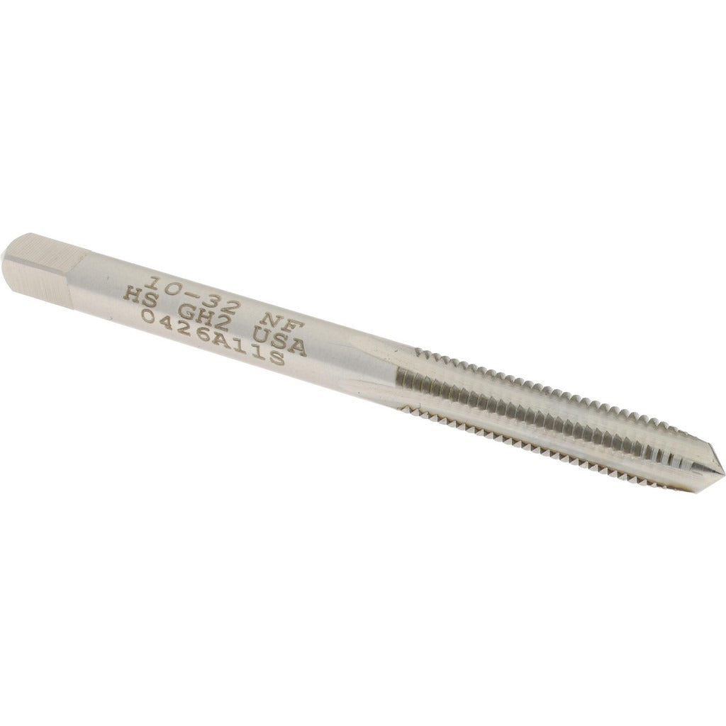 HERTEL Hertel K008261AS Hand Tap 10-32 Unf Plug 4-flute Hss