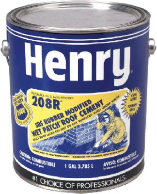 HENRY Henry Co HE208R042 Rubberized Wet Patch Roof Cement 1 Gal