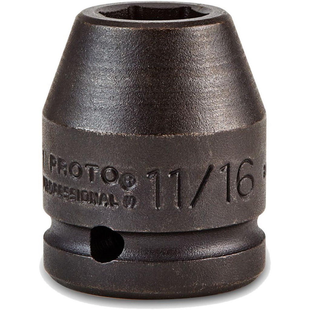 PROTO Proto J07511 Impact Socket 3/4 in Drive 11/16 in 6-point