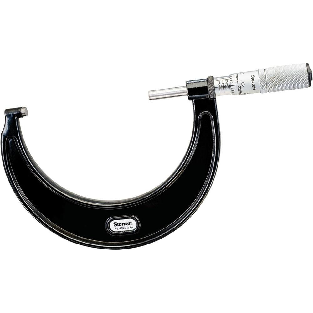 STARRETT Starrett 68021 Outside Micrometer 4 in 0.0001 Grad