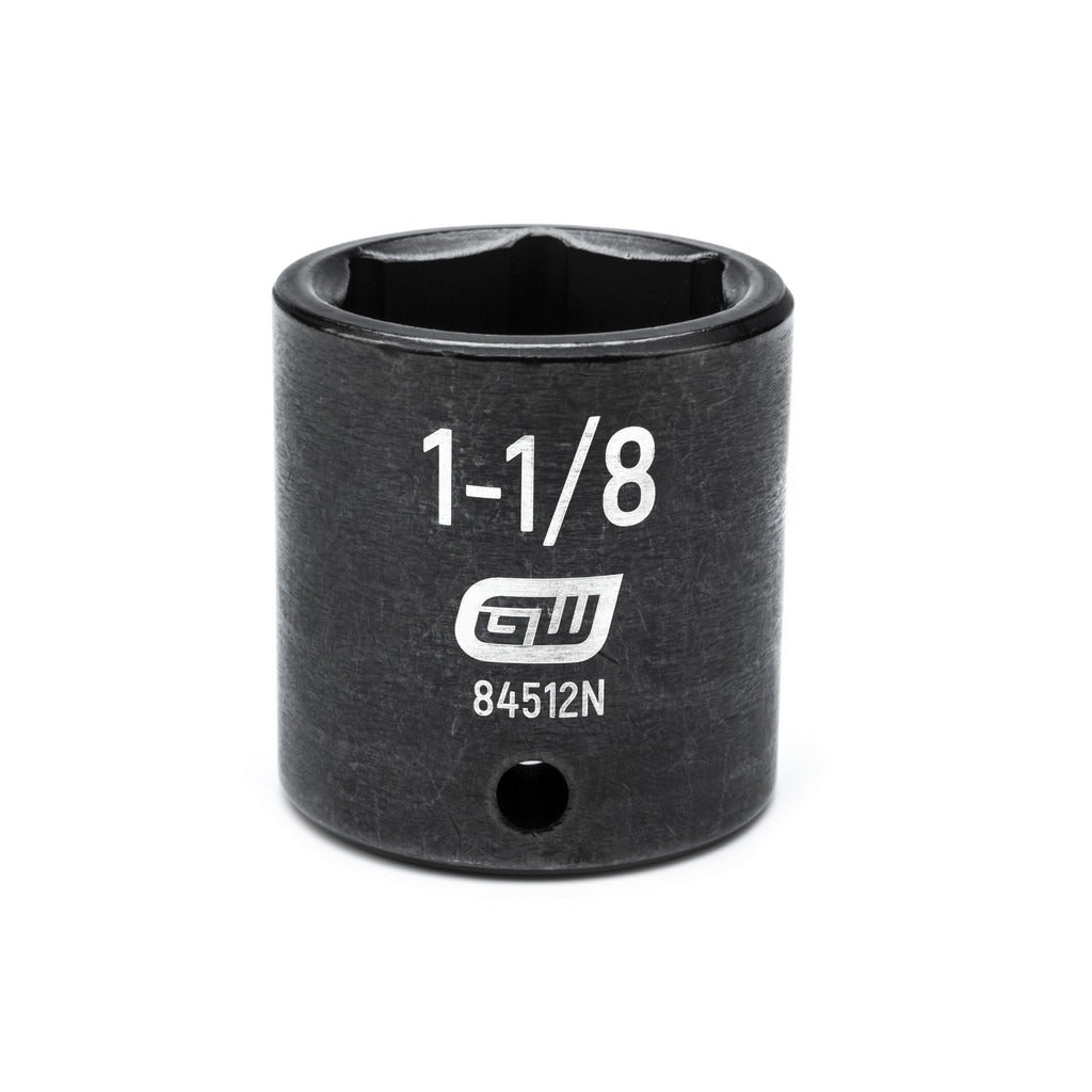 GEARWRENCH Gearwrench 84512N 1/2 in Drive 1-1/8 in Impact Socket 6-pt