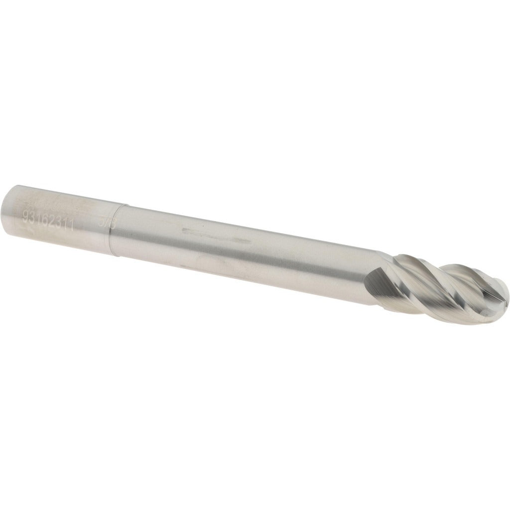 ACCUPRO Accupro 12177181 Ball End Mill 0.625 in 4 Flute Carbide