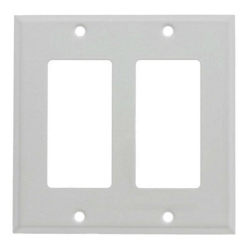 MULBERRY METAL PRODUCTS Mulberry Metal Products 86402 Standard Receptacle Wallplate (4.562 in x 4.5 in)