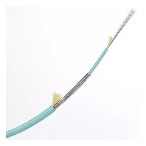 TINIFIBER Tinifiber TF6-OM3-PLO 6-strand OM3 Armored Plenum Fiber