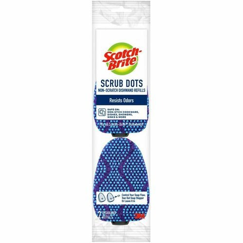 3M 3M MMM48727 Nonscratch Dishwand Scrub Sponge Refill 2-pack