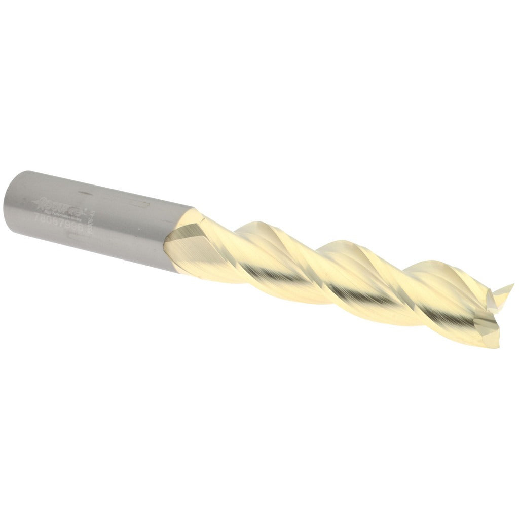 ACCUPRO Accupro 314954 Square End Mill 5/8 in 3 Flute Solid Carbide Zrn