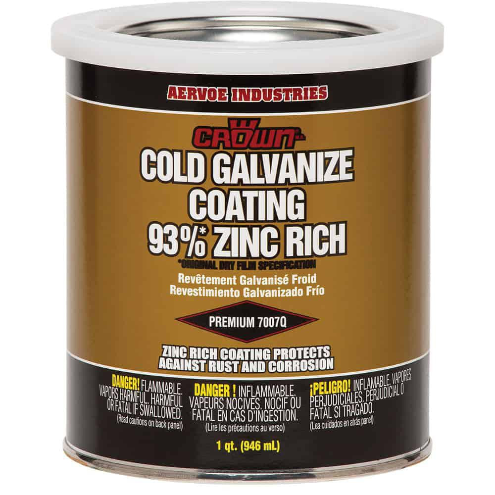 CROWN BOILER Crown 7007Q Zinc Cold Galvanizing Compound 32 Oz