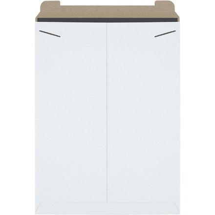BSC PREFERRED Bsc Preferred RM11W White Chipboard Stayflat Mailers 50pk