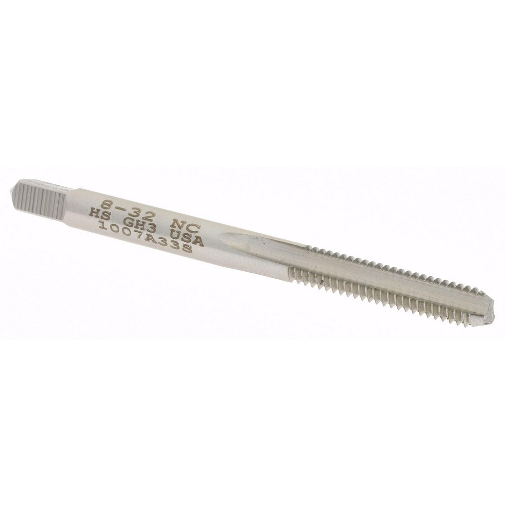 HERTEL Hertel K008195AS Straight Flute Tap 8-32 Unc Bottoming Hss