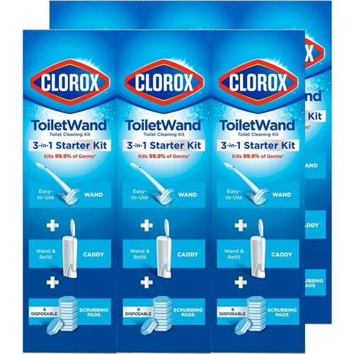 CLOROX Clorox Company CLO03191CT Toiletwand Starter Kit 6CT