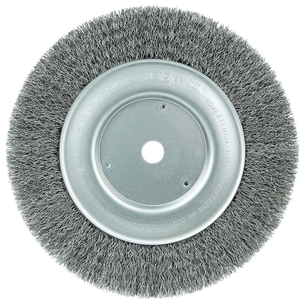 WEILER Weiler 01514 Wheel Brush 8 Inch Crimped Carbon Steel