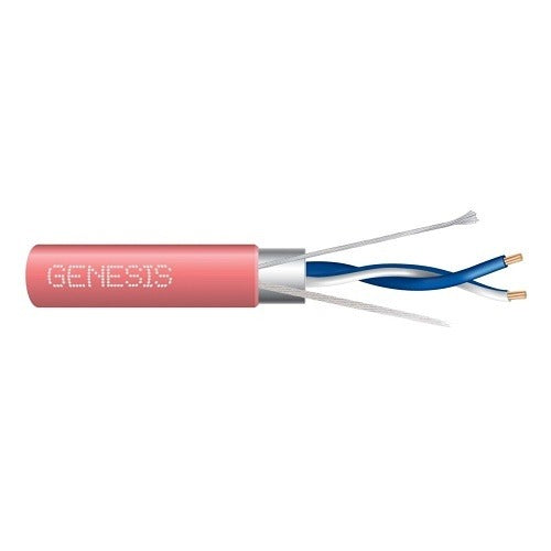 SOUTHWIRE Genesis Cable 32540111 22AWG Shielded Security Cable Pink