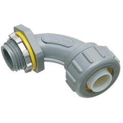 Arlington NMLT9050 Liquid Tight Conduit Connector, 1/2 in Trade, 90 deg