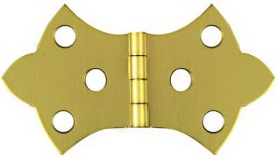 NATIONAL HARDWARE National Mfg N211-847 Decorative Hinge Polished Brass 2 Pack