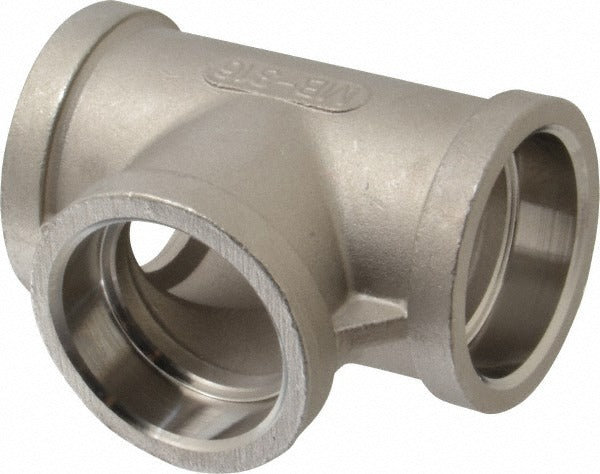 MERIT BRASS Merit Brass SWM606-20 Pipe Tee 1-1/4 in 316 Ss Socket Weld