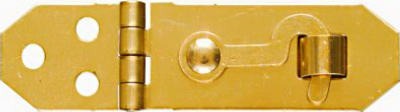 NATIONAL HARDWARE National Mfg N211-912 Solid Brass Hasp 0.75x2.75in with Hooks