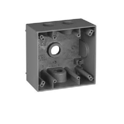 MULBERRY METAL PRODUCTS Mulberry Metal Products 30213 Weatherproof aluminum box 1 gang 18 cu-in (2.75 x 4.5 x 2 in)