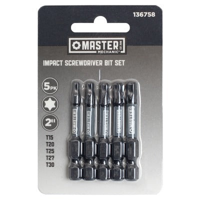 DISSTON CO Disston Company 136758 Torx Impact Bit Set 5-piece