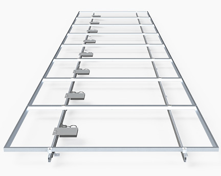 Unirac 310168C Unirac 168 Inch Solar Panel Rail