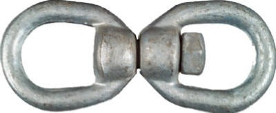 NATIONAL HARDWARE National Mfg N241-117 Galvanized Swivel Open Eye Link 1/2 in