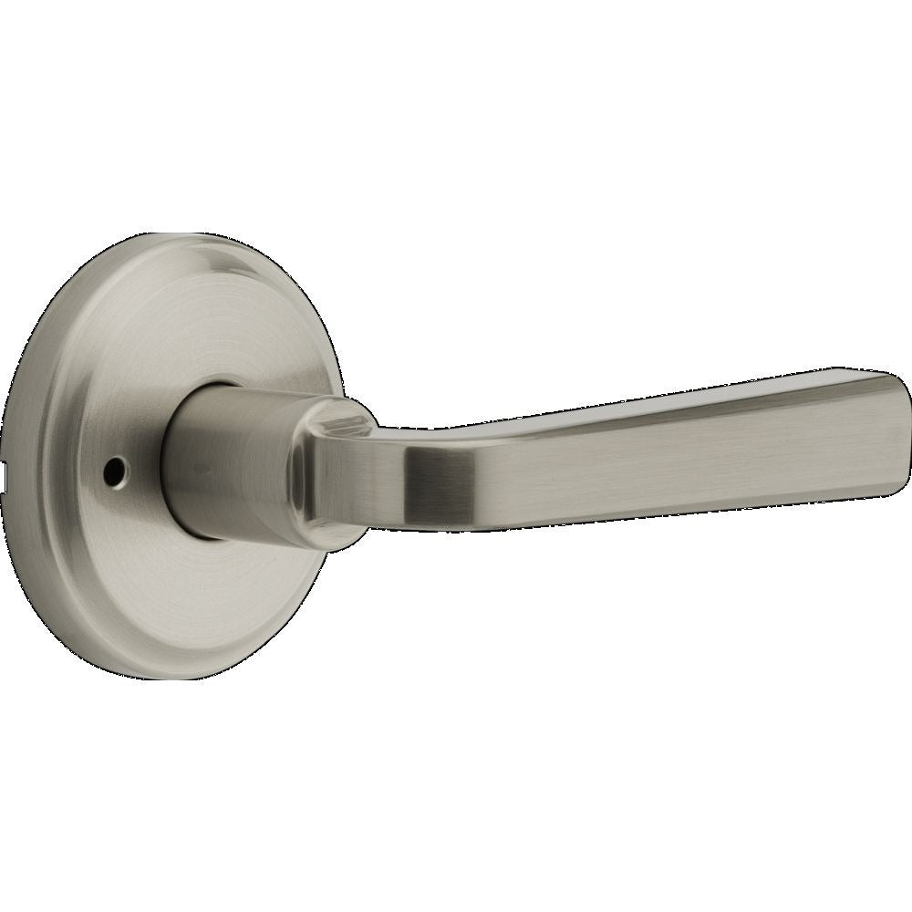 KWIKSET Kwikset 730TDL-15 Trafford Lever Privacy Door Lock Satin Nickel