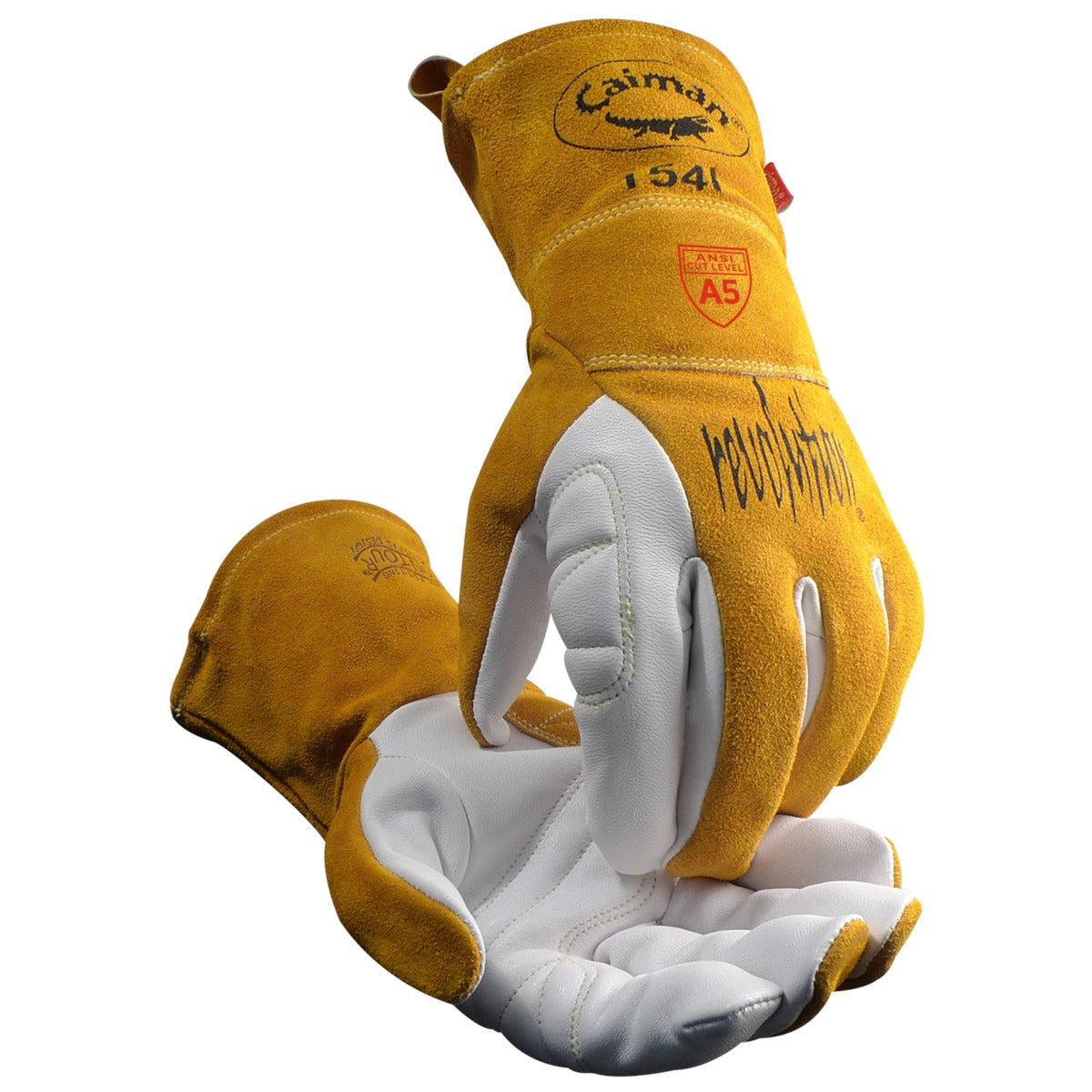 PIP Pip 1541-5 Goatskin Aramid Lined Tig Multi-Purpose Welders Gloves (13 inches/Large)
