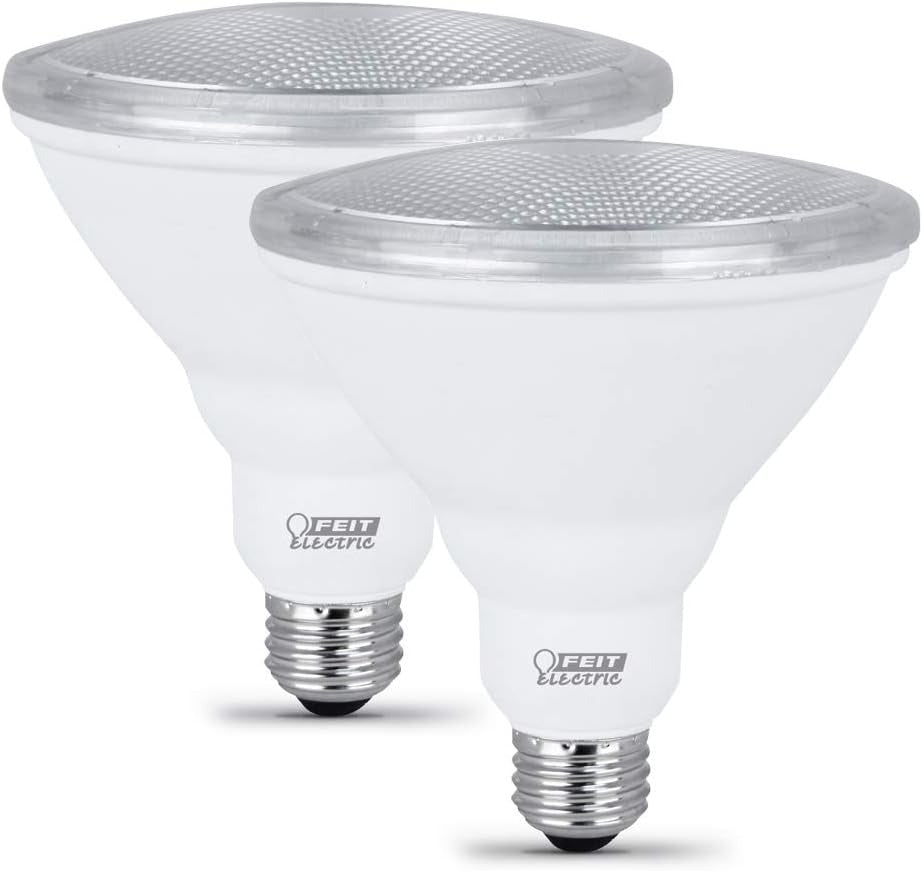 FEIT ELECTRIC Feit Electric PAR3875/10KLED/2 PAR38 LED Bulb 75W Equivalent (10.5W) 2 Pack PAR3875/10KLED/2