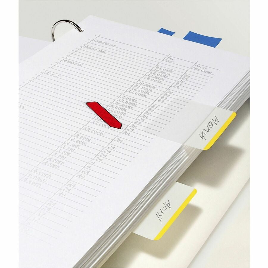 3M 3M MMM686F1BB Post-it Durable Tabs (1.50 inches H x 2 inches W / 24 Pack)