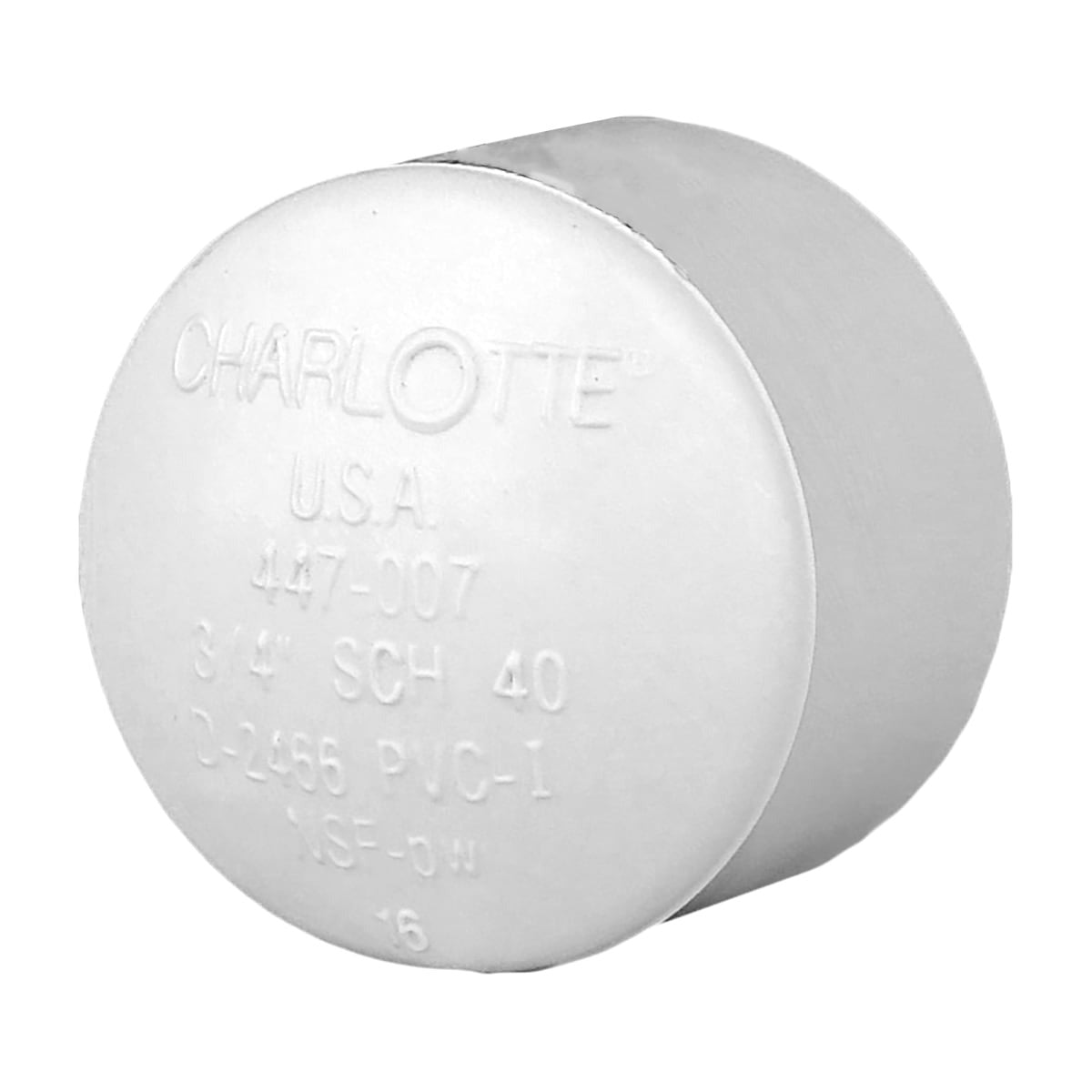 SPEARS Spears 447-007 3/4 PVC Cap Socket Schedule 40 (Each)