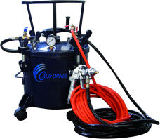 California Air Tools 365 5 Gallon Pressure Pot With HVLP Spray Gun & Hose (#)