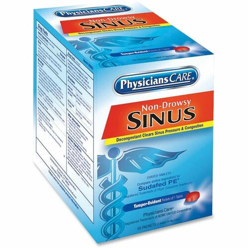 WESTCOTT Acme United Corporation ACM90087 Sinus Relief Tablets 50ct