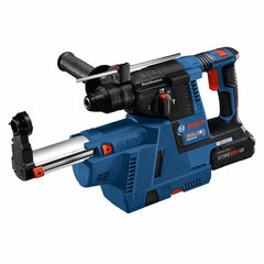 Bosch GBH18V26K24AGDE 18V Brushless SDS-plus Bulldog 1 In. Rotary Hammer Kit with Dust-Collection Attachment and (2) CORE18V 8.0 Ah PROFACTOR Performance Batteries