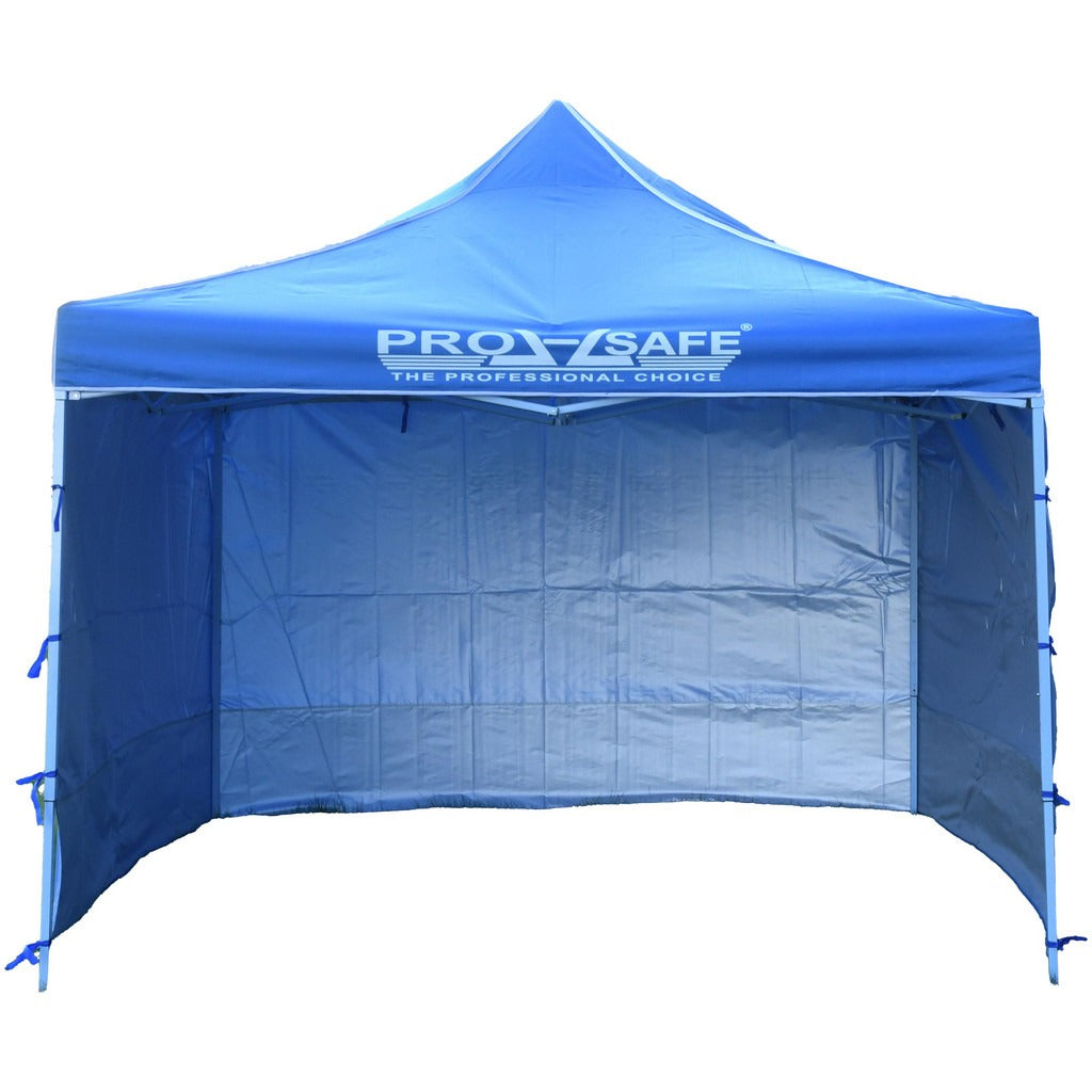 PRO-SAFE Pro-safe PT33225WPUVP3S Tent 10x10x6.5 Ft Steel Frame Blue