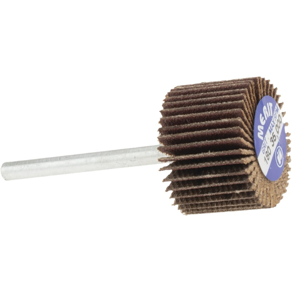MERIT Merit Abrasives 08834137573 Mounted Flap Wheel 180 Grit