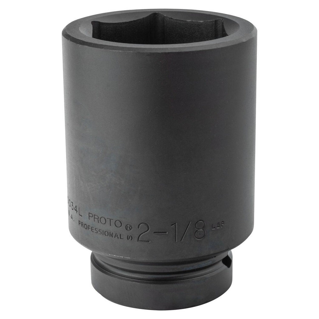 PROTO Proto J10034L Impact Socket 1 in Drive 2-1/8 in 6-point