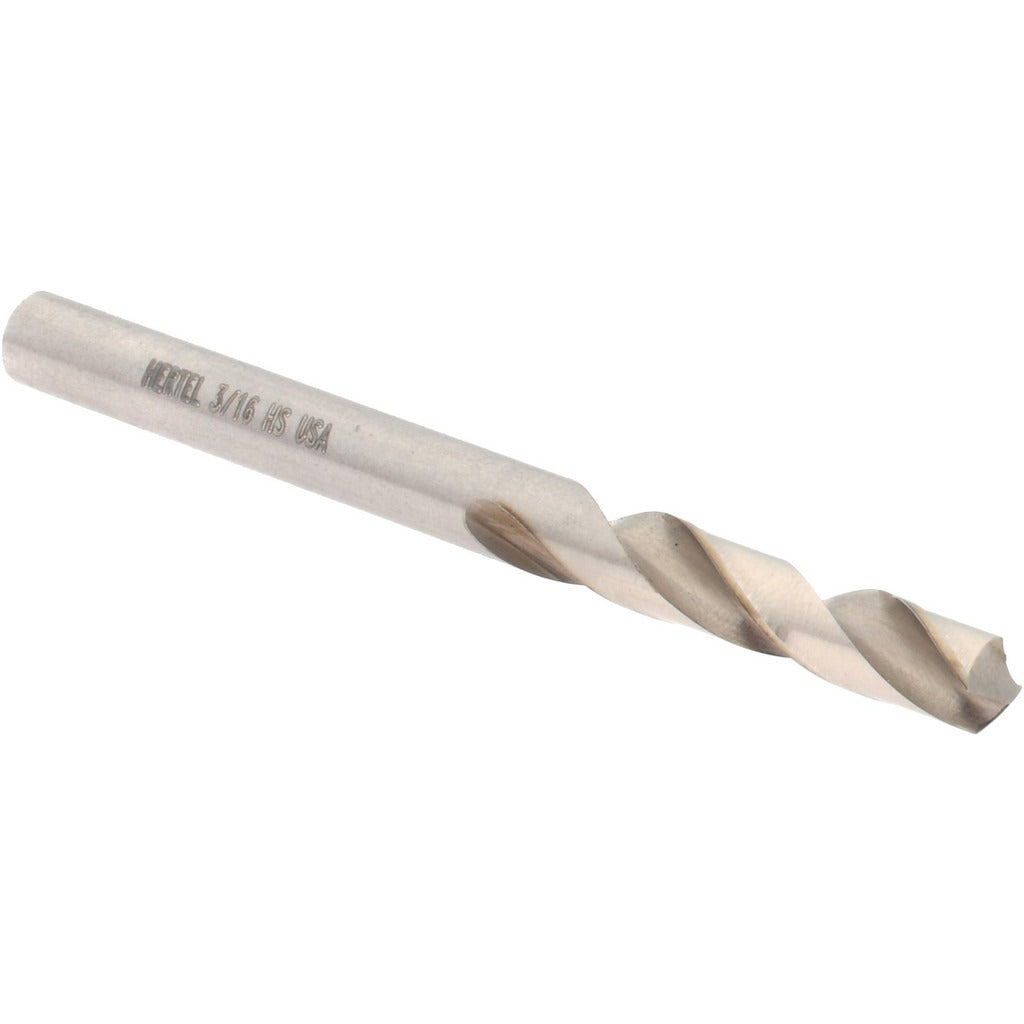HERTEL Hertel 89320790 Screw Machine Drill Bit 3/16 in Hss
